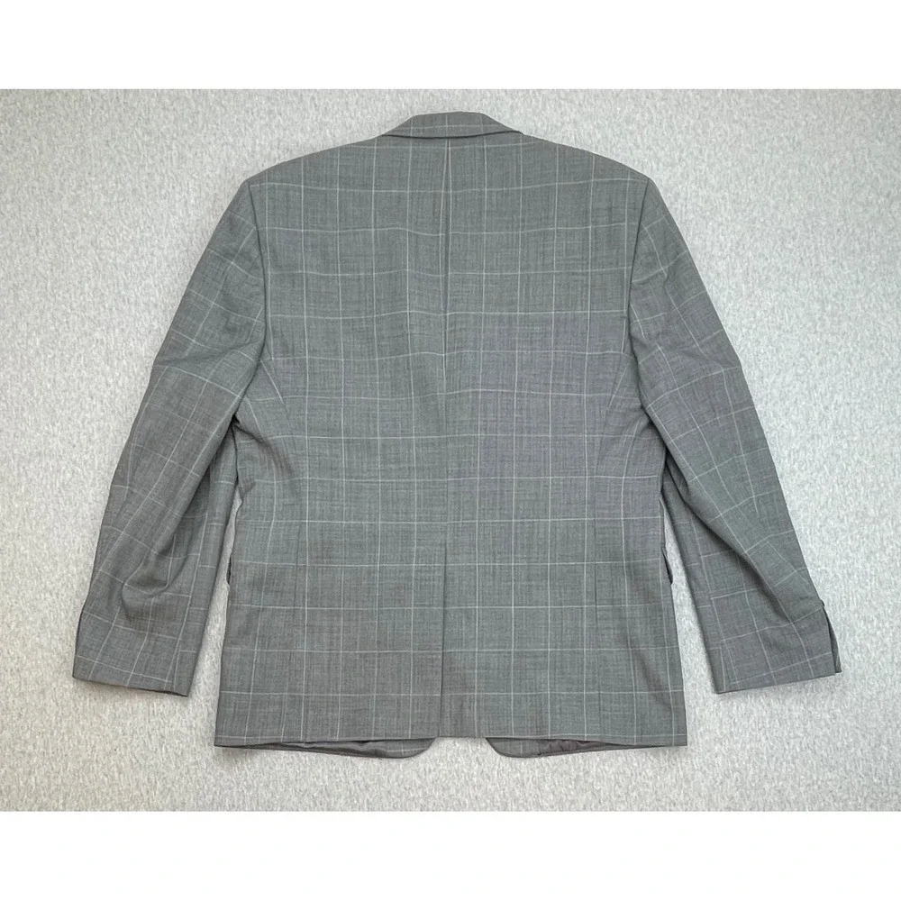 Lauren Ralph Lauren Suit Mens 43R  Windowpane 2-Button Pants 34 x 30  - 2 Pcs